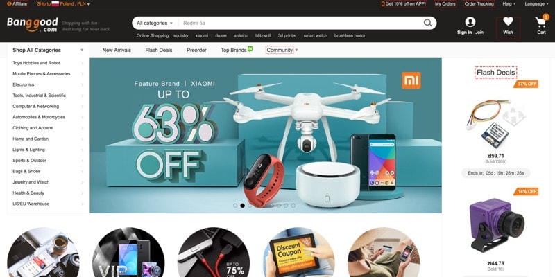 Banggood – un gigante Chino de las compras. ¿Vale la pena comprar allí? Tus opiniones.